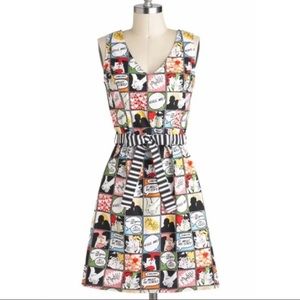 Large ModCloth Love Comic Dress